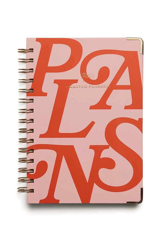 többszínű Designworks Ink tervező Undated Perpetual Planner Uniszex