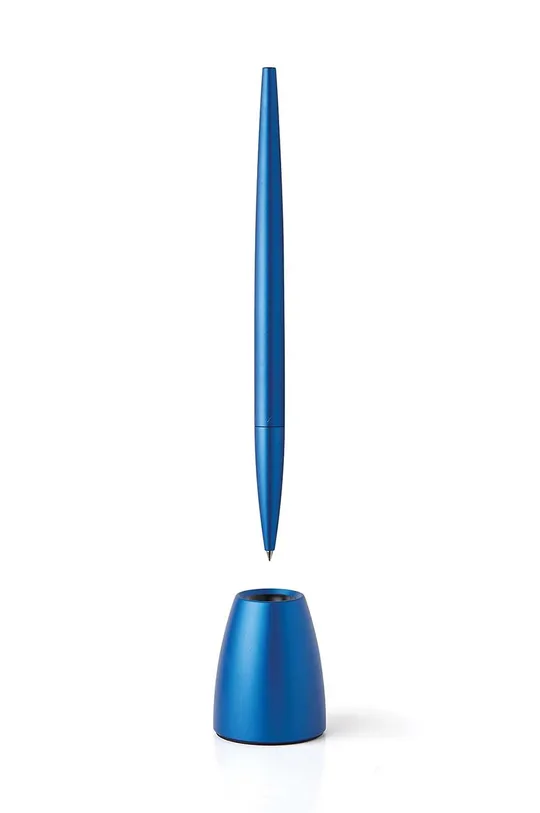 Ручка с подставкой Lexon Scribalu голубой