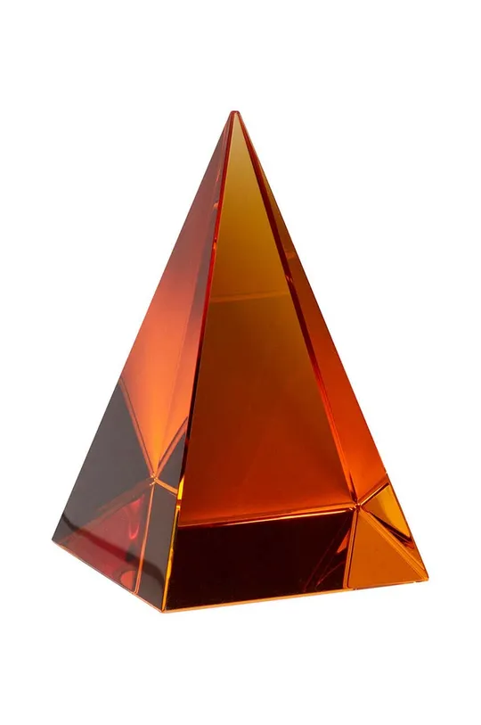 pomarańczowy Hübsch obciążnik do papieru Prism Unisex