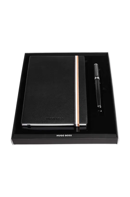 μαύρο Σημειωματάριο και στυλό BOSS A5 Unisex
