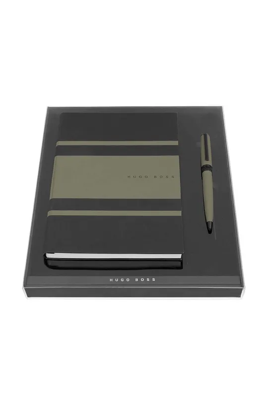 чёрный Блокнот и ручка BOSS A5 Unisex