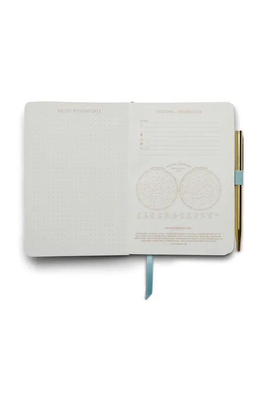 Bilježnica i kemijska olovka Designworks Ink mornarsko plava