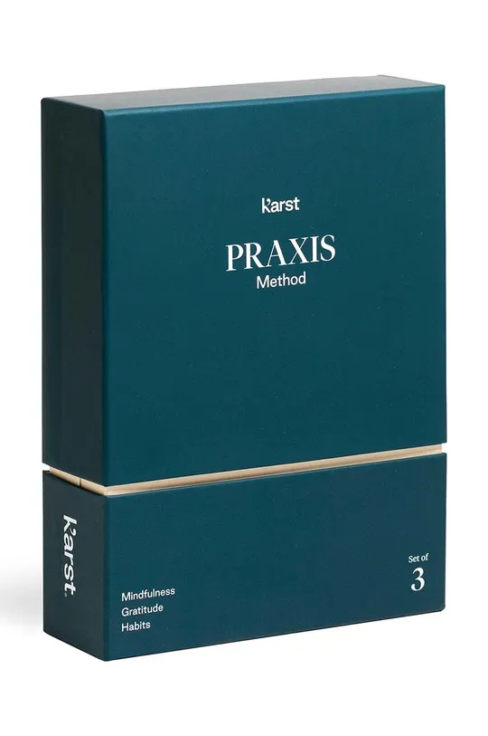 Bilježnica Karst Praxis Mindfulness A5 3-pack šarena