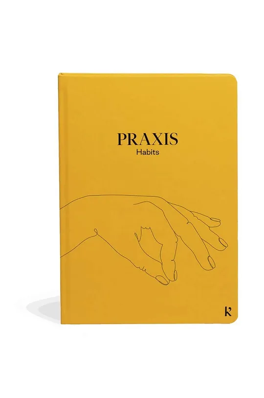 Bilježnica Karst Praxis Mindfulness A5 zlatna