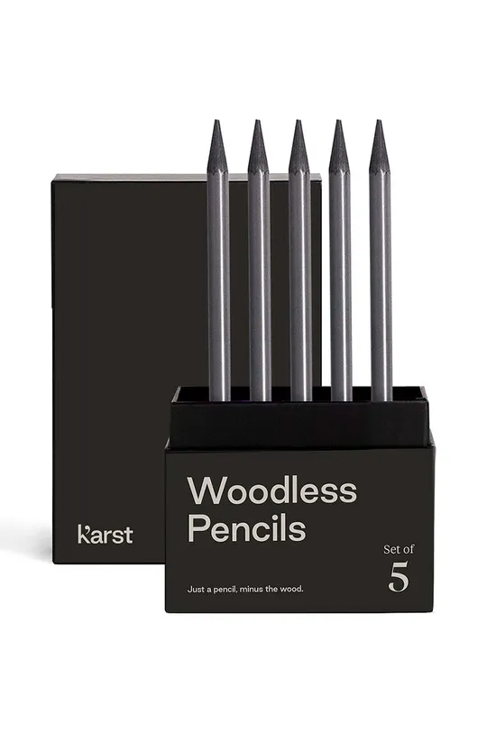 Karst zestaw ołówków 2B 5-pack czarny