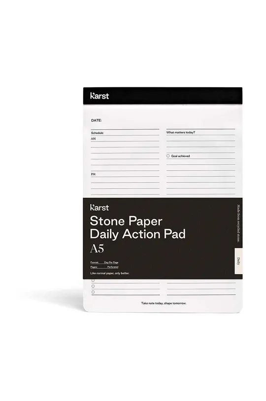 Planner Karst Daily Action Pad A5 πολύχρωμο