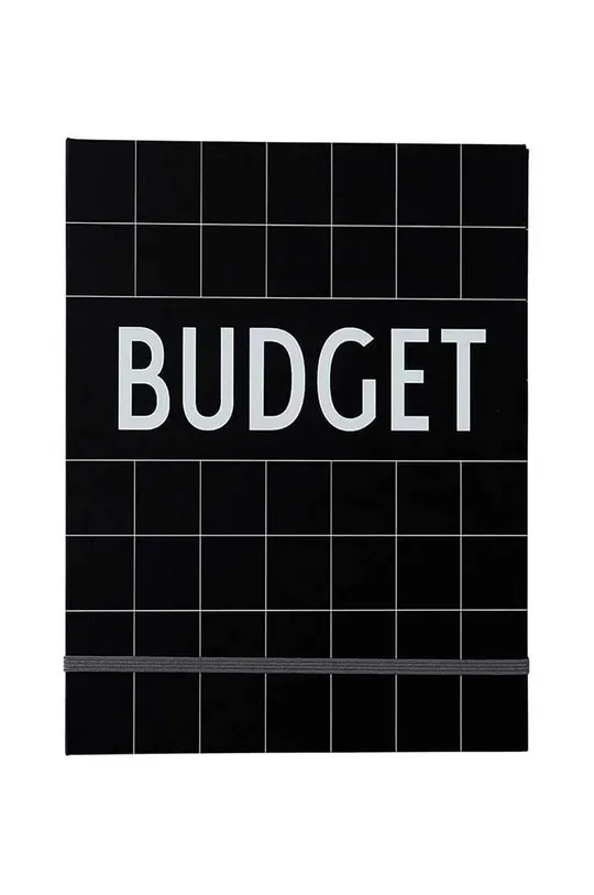 μαύρο Planner Design Letters Budget Book Unisex