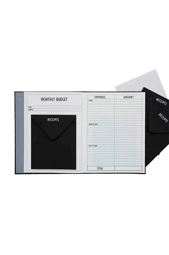 Design Letters planner Budget Book nero