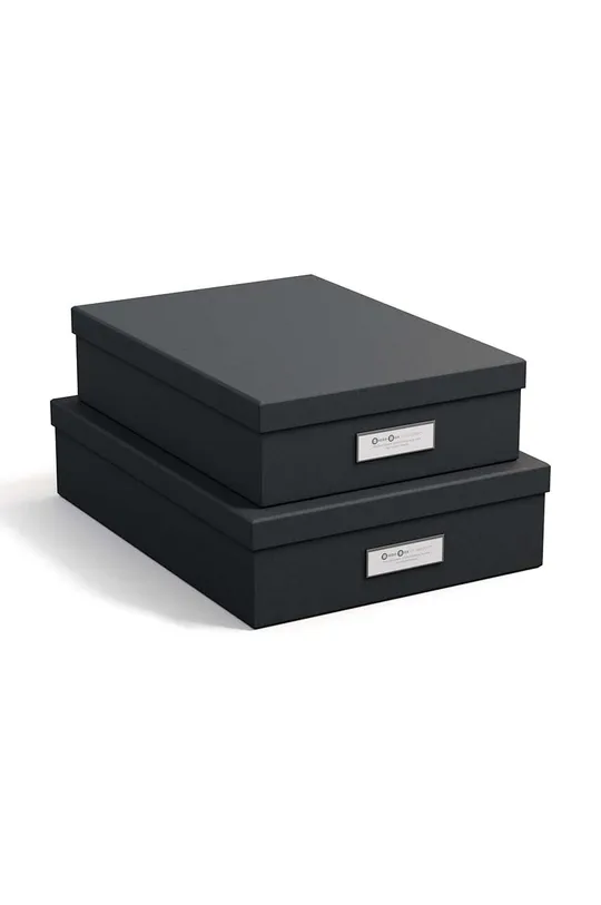 серый Ящик для хранения Bigso Box of Sweden Rasmus 2 шт Unisex