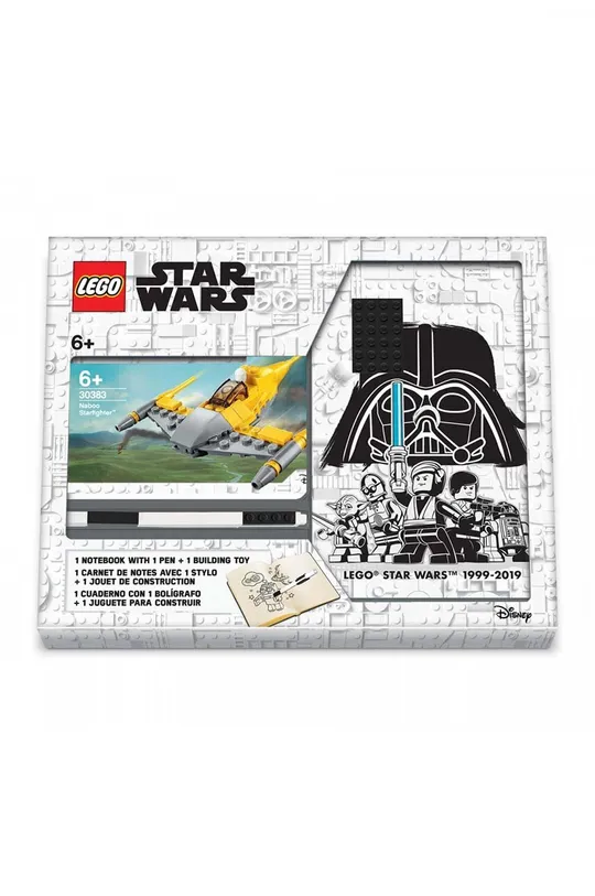 šarena Bilježnica s kockama, pločom i kemijskom olovkom Lego LEGO® Star Wars™