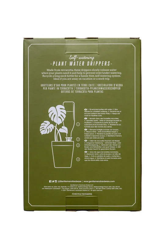 Gentelmen's Hardware posoda za namakanje rastlin (2-pack)  Fajansa