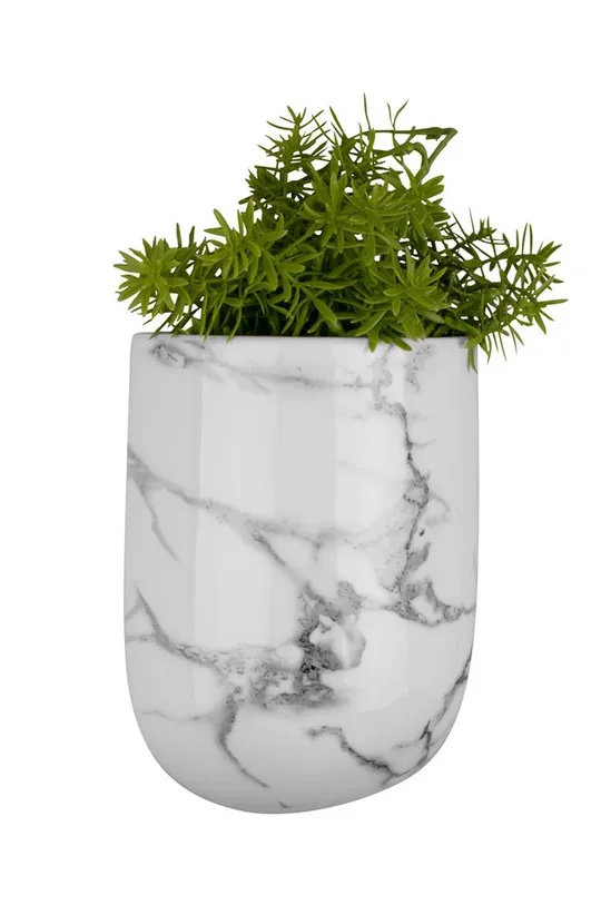Present Time vaso per i fiori da parete bianco