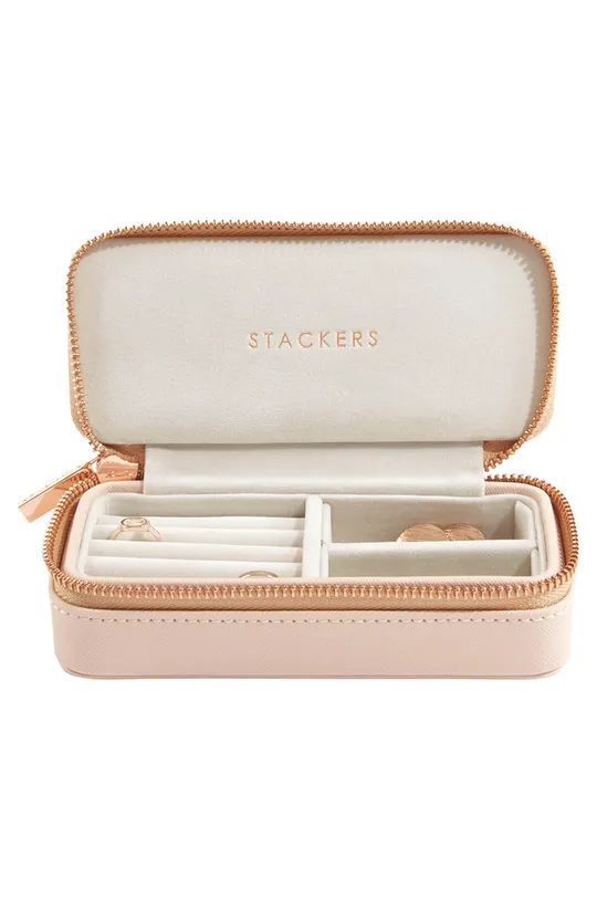 Stackers pudełko podróżne na biżuterię różowy