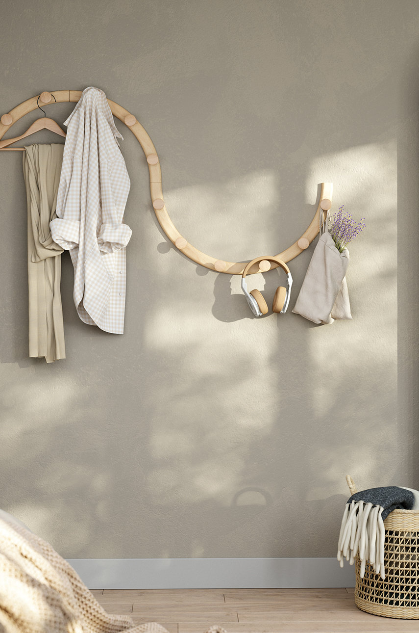 Ganci Appendiabito A Parete A Tema Fata - Set Di 3 In Legno Per Camera Bambini - Foto 6