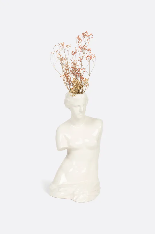 DOIY Dekoratívna váza biela