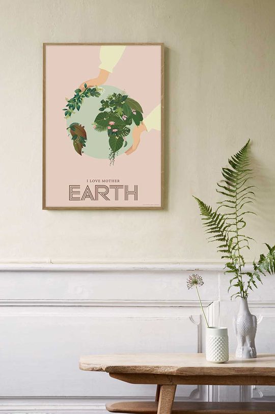 Vissevasse Plagát I Love Mother Earth 50x70 cm viacfarebná