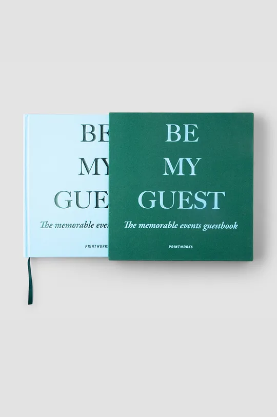 Printworks vendégkönyv zöld