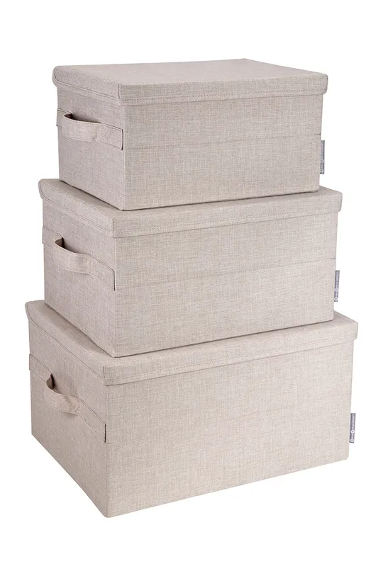 Bigso Box of Sweden pudełko do przechowywania Box Storage Papier, Materiał tekstylny
