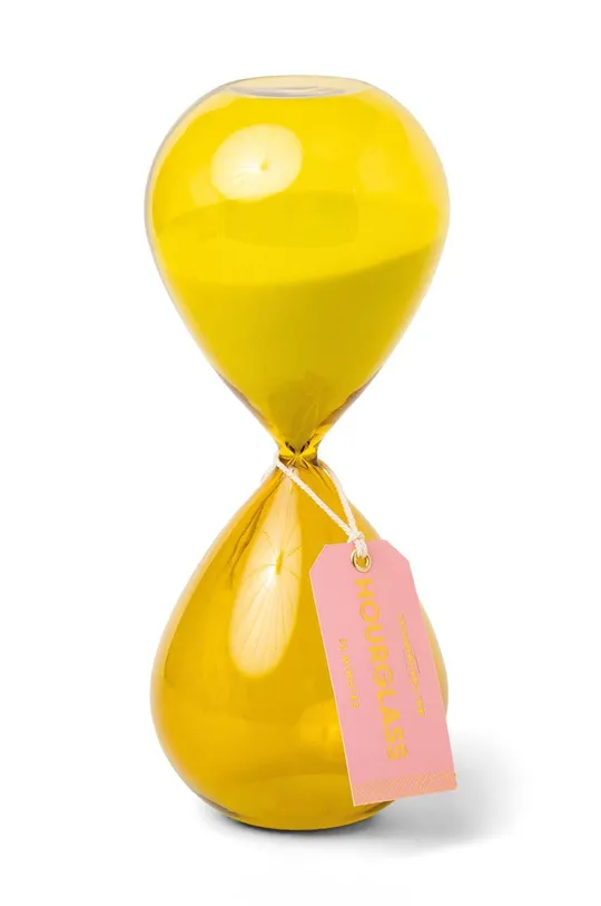 жёлтый Designworks Ink Наcтольные песочные часы Unisex