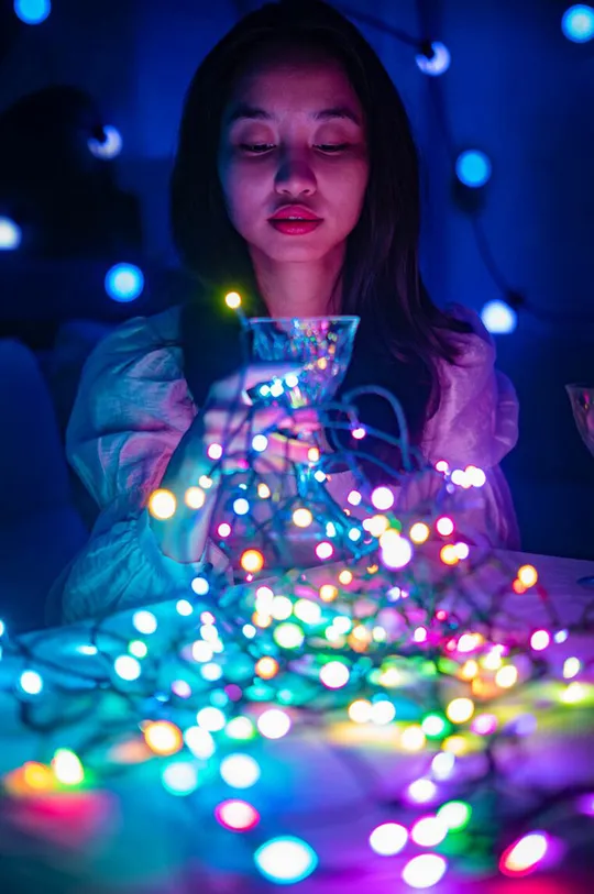 Twinkly pametne lučke za božično drevo 100 LED RGB 8mb