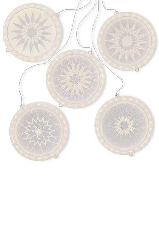 bela Komplet božičnih steklenih okraskov  5-pack Unisex