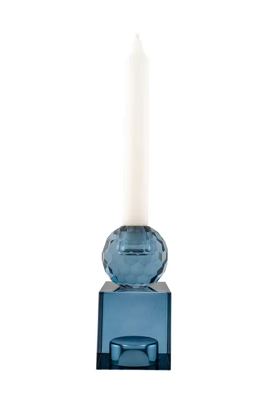 House Nordic dekoratív gyertyatartó In Blue  üveg