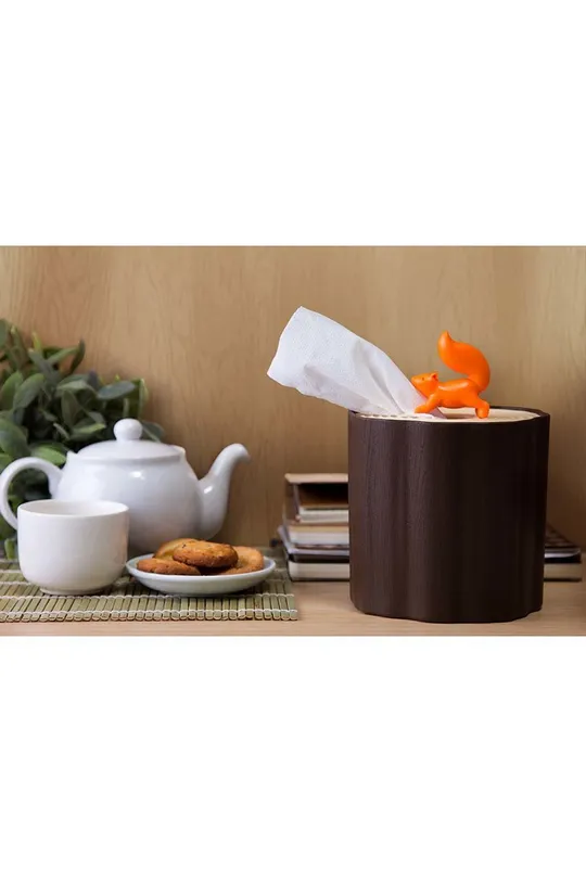 Диспенсер для туалетного паперу Qualy Squirrel Tissue Log  Пластик