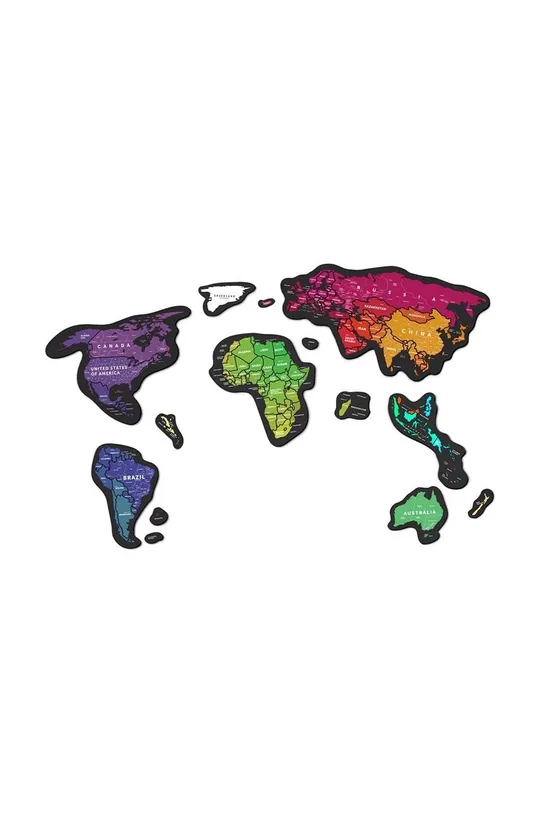 multicolor 1DEA.me mapa-zdrapka Travel Map Magnetic World Unisex