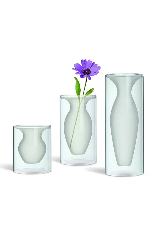 Philippi dekor váza Esmeralda  üveg