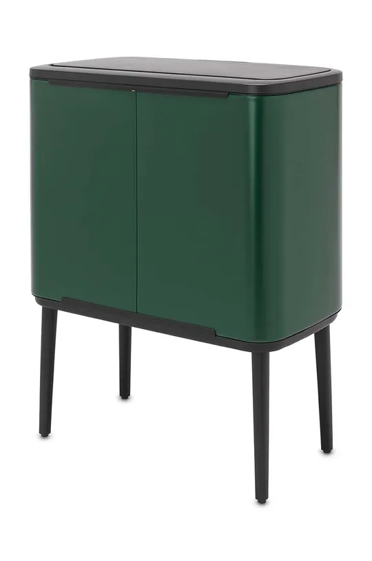 зелёный Урна для мусора Brabantia Bo Touch Hi, 3 x 11 L