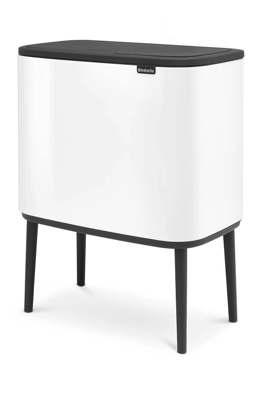 Κάδος σκουπιδιών Brabantia Bo Touch, 11 + 23 L λευκό