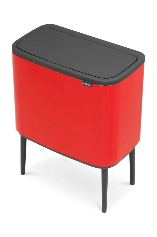 Урна для мусора Brabantia Bo Touch Hi, 3 x 11 L красный