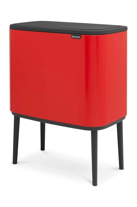 червоний Смітник Brabantia Bo Touch Hi, 3 x 11 L