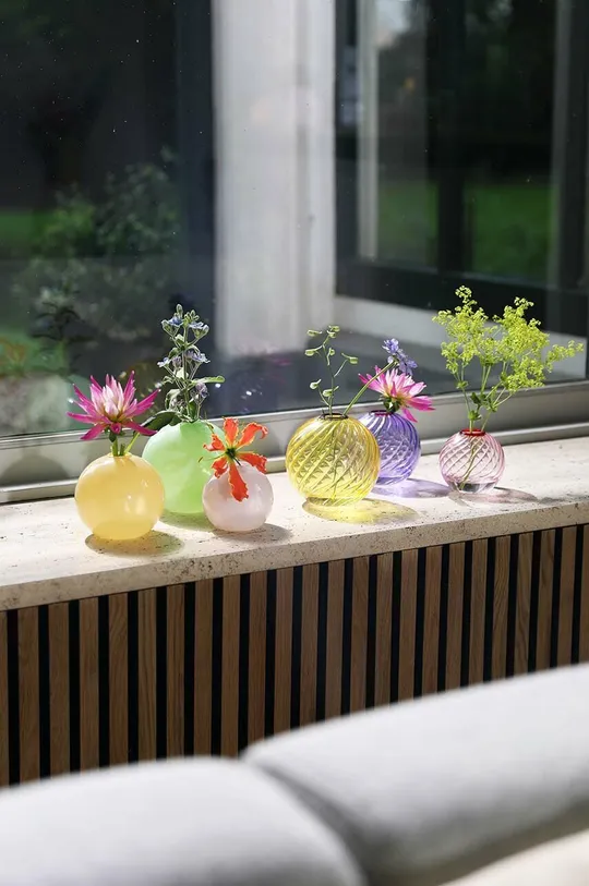 Декоративна ваза &k amsterdam Spiral Pink  Скло