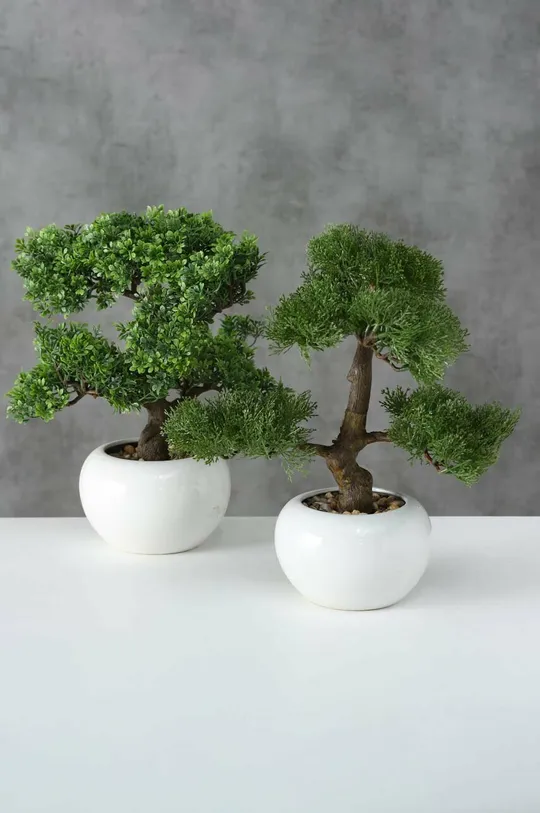 Boltze sztuczne drzewko w doniczce Conifer Bonsai Tworzywo sztuczne