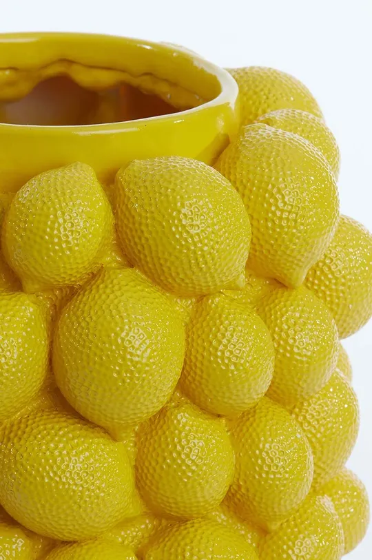 Light & Living dekor váza Lemon sárga