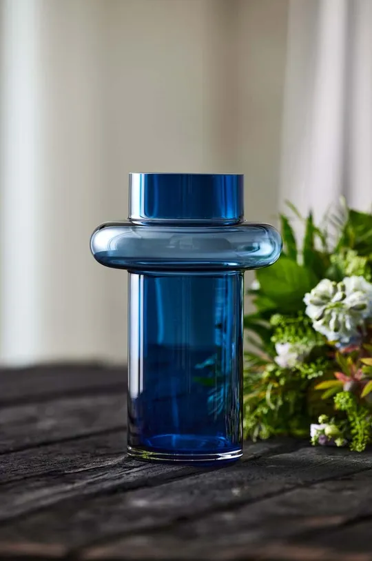 Декоративная ваза Lyngby Amber голубой