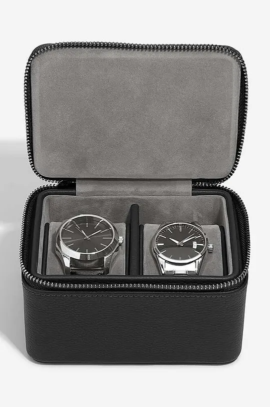 Stackers pudełko na zegarki podróżne czarny