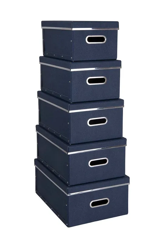 тёмно-синий Комплект ящиков для хранения Bigso Box of Sweden Joachim 5 шт Unisex