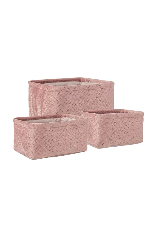 różowy Bizzotto zestaw pudełek do przechowywania Averill 3-pack Unisex