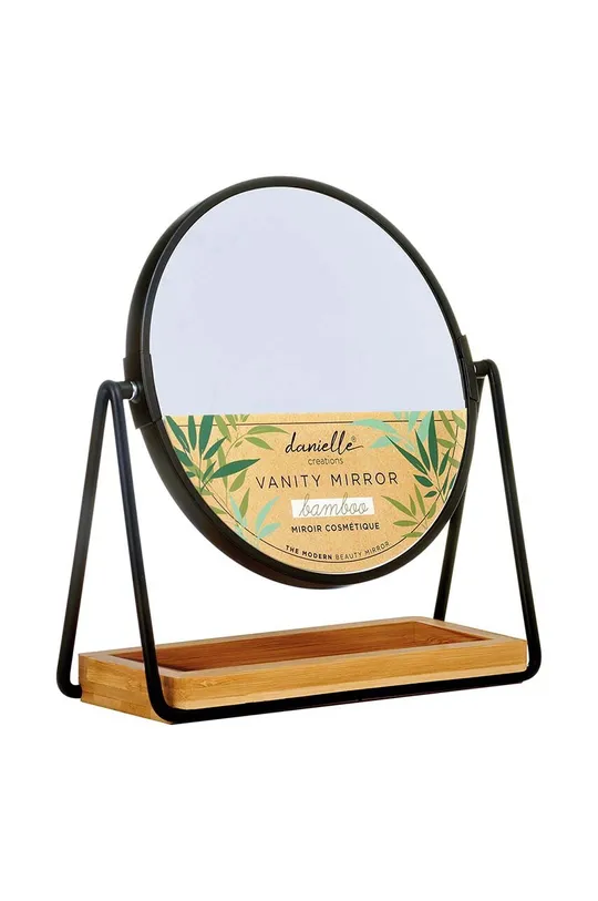 Danielle Beauty specchio da bagno Oval Vanity Metallo, Bambù