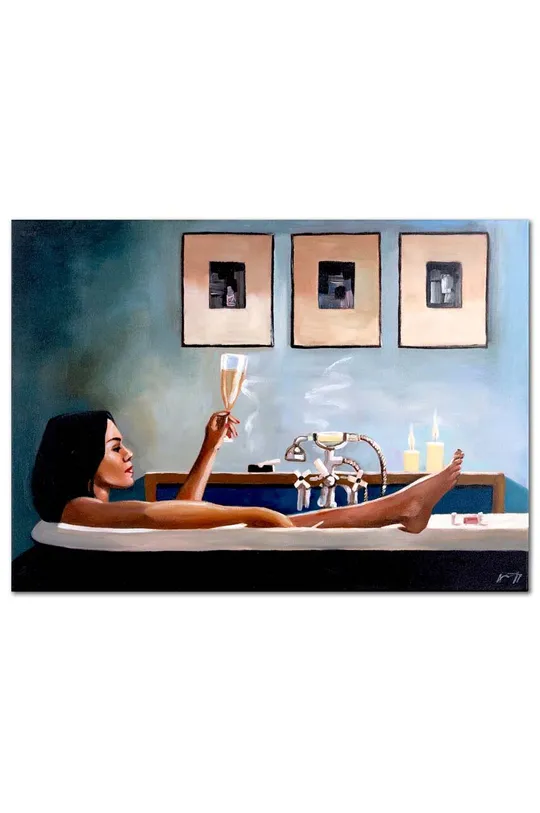 πολύχρωμο Αναπαραγωγή σε καμβά Jack Vettriano, Kobieta w wannie Unisex