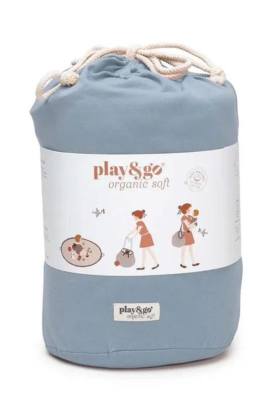 modra Podloga in torba za igrače Play & Go 2w1 Soft Organic