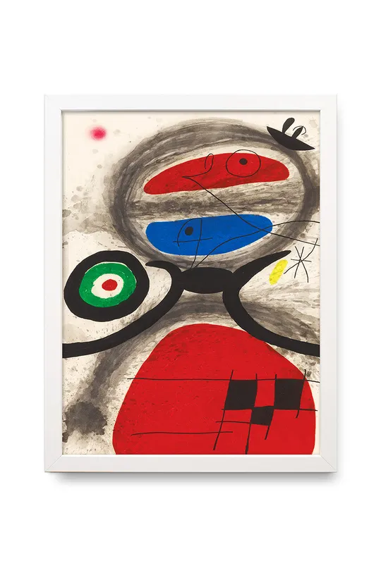πολύχρωμο Αναπαραγωγή Joan Miró 33 x 43 cm Unisex