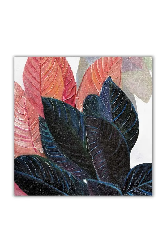 multicolor Obraz ręcznie malowany 40 x 40 cm. Unisex