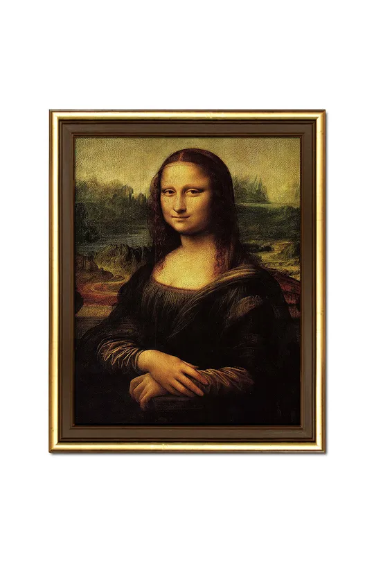 мультиколор Репродукция Leonadro Da Vinci, Mona Lisa 24 x 29 cm Unisex