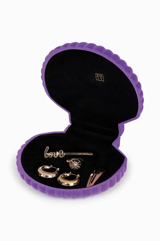 fioletowy DOIY pudełko na biżuterię Unisex