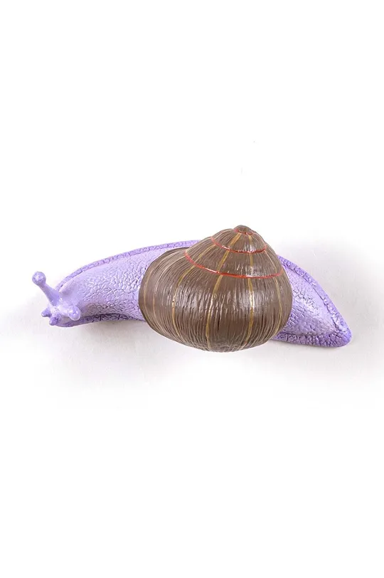 барвистий Настінна вішалка Seletti Slow Snail #3 Unisex