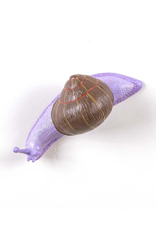 Nástenný vešiak Seletti Slow Snail #3 viacfarebná