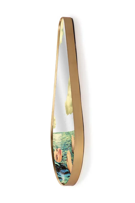 Stensko ogledalo Seletti Pear Sea Girl pisana